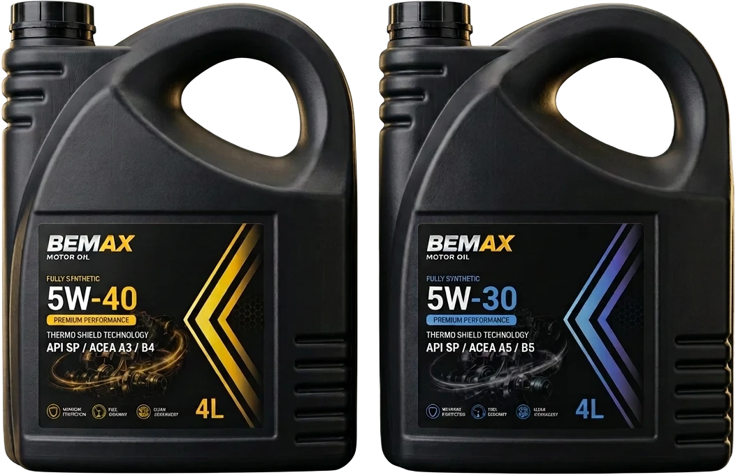 Канистры BEMAX 5W-40 и 5W-30